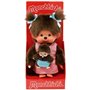 Peluche Monchhichi Maman & Bébé - 20 cm - BANDAI