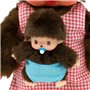 Peluche Monchhichi Maman & Bébé - 20 cm - BANDAI