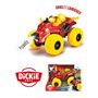 Dickie - Monster Flammin Fire - Véhicule 25cm - Fonction fumée (vapeur) - Sons et lumieres