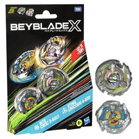 Beyblade X Dual Pack Bite Croc 3-60LF et Sting Unicorn 4-60P