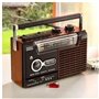 Radio-cassette enregistreur - INOVALLEY - RK10N - Haut-parleur 1 x 8 Watts - AM/FM/SW1/SW2