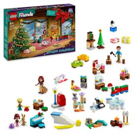 LEGO Friends 42637 Le Calendrier de l'Avent 2024 Cadeaux avant Noël Inclut 5 personnages