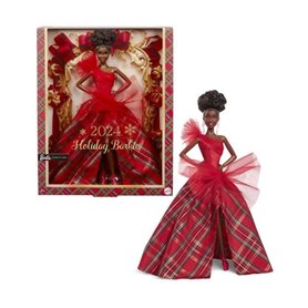 BARBIE Poupée joyeux noël brune HRM62