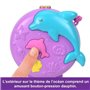 Polly Pocket-Sauvetage du dauphin-Coffret 2 mini-figurines et animaux HWN96