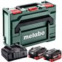 Pack énergie Batteries 18 V + Chargeur ultrarapide - METABO - ASC 145 - MetaBOX