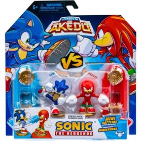 Duo de Figurines Sonic vs Knuckles - MOOSE TOYS - AKEDO - Pack de combat rapide