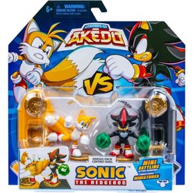 Duo de Figurines Tails vs Shadow - MOOSE TOYS - AKEDO - Pack de combat rapide