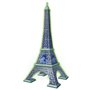 Ravensburger-Puzzle 3D Tour Eiffel phosphorescente 50 ans-Des 10 ans-216p numérotées a assembler sans colle-Accessoires 