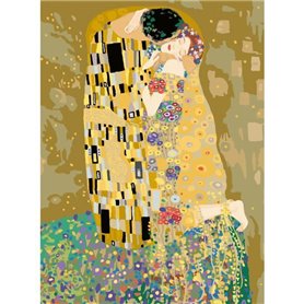 RavensburgerCreArt Toiles 30x40 cmKlimt/Le baiserPeinture par numérosAdulte-Activité détente et créativeDes 14 ans23916
