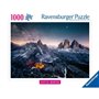 Ravensburger-Puzzle 1000p-Les Tre Cime di lavaredo, Dolomites (Highlights)-des 14 ans-Puzzle de qualité supérieure-12000