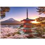 Ravensburger-Puzzle 1000 pieces-Cerisiers en fleurs du Mont Fuji-Adultes et enfants-Des 14 ans-Puzzle de qualité supérieure-1200