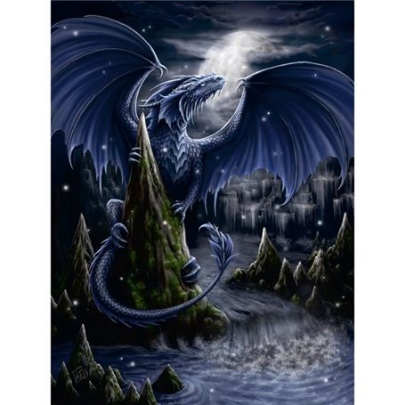 Ravensburger - Puzzle 1500 pieces - Le dragon bleu - Adultes & enfants des 14 ans - Puzzle de qualité supérieure 80x60cm -120007