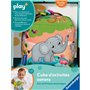 Ravensburger -PLAY + - Mon cube d'activités sonore les animaux sauvages - Des 6 mois - version française - 34009