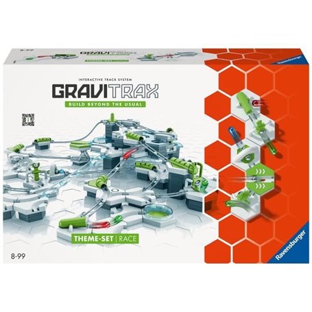 Ravensburger-GraviTrax Starter Set Race-180 pieces-Jeu de construction créatif-Parcours de billes a construire-Des 8 ans-22439