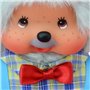 Peluche Monchhichi Papi 20 cm - BANDAI - Pour Enfant Garçon - Gamme Plush