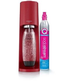 Machine a soda et eau gazeuse Sodastream TERRA Rouge + 1 bouteille compatible Lave Vaisselle