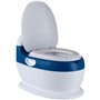 Mini toilette - THERMOBABY - Bleu - Confortable avec bruit de chasse d'eau