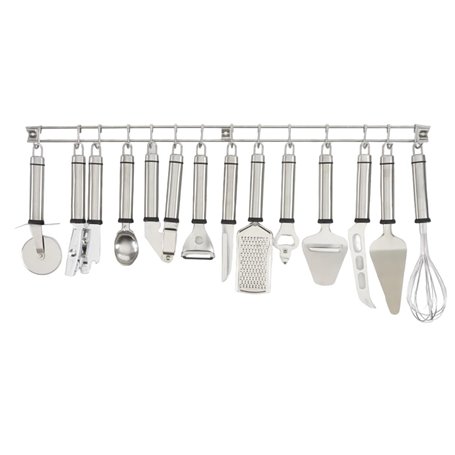 Ensemble d'ustensiles de cuisine Bepro Acier inoxydable 7 x 60 x 3 cm 13 Pièces