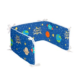 Protection du berceau HappyFriday Mr Fox Space rocket  Multicouleur 210 x 40 cm