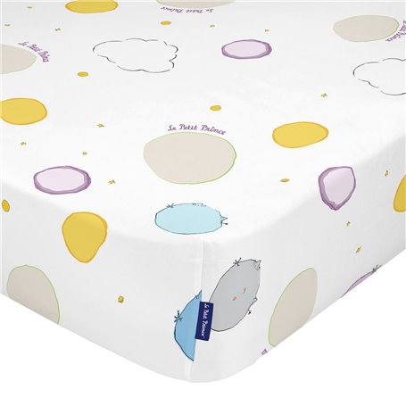 Drap housse HappyFriday LE PETIT PRINCE Multicouleur 15 x 2 x 38 cm 70 x 140 x 14 cm