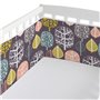 Protection du berceau HappyFriday Moshi moshi Woodland Multicouleur 210 x 40 cm