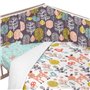 Protection du berceau HappyFriday Moshi moshi Woodland Multicouleur 210 x 40 cm