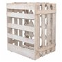 Range Bouteilles Alexandra House Living Naturel Bois d'épicéa 55 x 32 x 41 cm 16 bouteilles Caisse