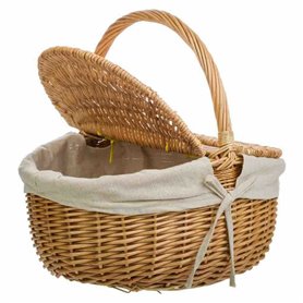 Panier de Pique-Nique Alexandra House Living osier Bois de saule 32 x 37 x 41 cm Naturel