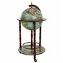 Globe terrestre Alexandra House Living Marron Vert 44 x 87 x 44 cm Meuble à bouteilles