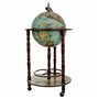 Globe terrestre Alexandra House Living Marron Vert 44 x 87 x 44 cm Meuble à bouteilles