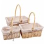 Set de basket Alexandra House Living osier Bois de saule Naturel 3 Pièces