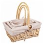 Set de basket Alexandra House Living osier Bois de saule Naturel 3 Pièces