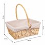 Set de basket Alexandra House Living osier Bois de saule Naturel 3 Pièces