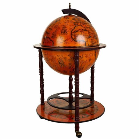 Globe terrestre Alexandra House Living Marron 55 x 93 x 55 cm Meuble à bouteilles