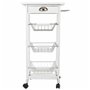 Chariot de Cuisine Alexandra House Living Blanc 37 x 82 x 40 cm