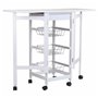 Chariot de Cuisine Alexandra House Living Blanc 37 x 79 x 91 cm