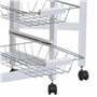 Chariot de Cuisine Alexandra House Living Blanc 37 x 79 x 91 cm