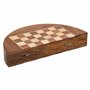 Jeu d'Échecs Alexandra House Living Marron Bois d'acacia 23 x 1 x 23 cm Magnétique