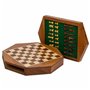 Jeu d'Échecs Alexandra House Living Marron Bois d'acacia 22 x 5 x 22 cm Magnétique