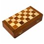 Jeu d'Échecs Alexandra House Living Marron Bois d'acacia 25 x 4 x 25 cm Magnétique