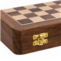 Jeu d'Échecs Alexandra House Living Marron Bois d'acacia 25 x 4 x 25 cm Magnétique