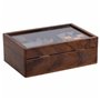 Puzzle Alexandra House Living Marron verre Bois d'acacia 12 x 6 x 17 cm 6 Pièces