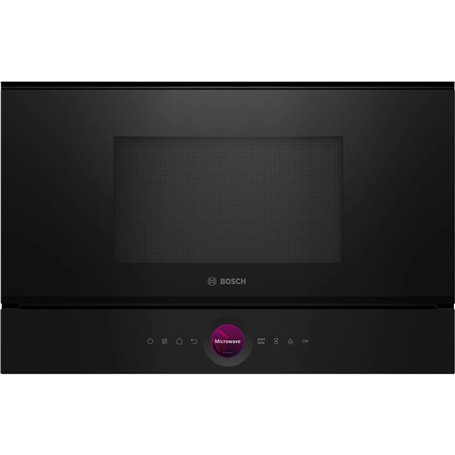 Bosch Serie 8 BFR7221B1 micro-onde Intégré Micro-onde simple 21 L 900 W Noir
