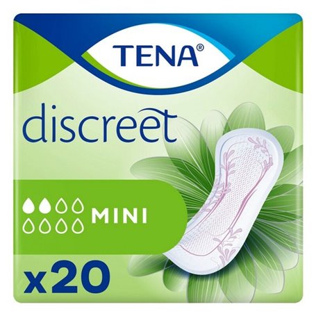 Compresses pour Incontinence Tena Discreet Mini 20 Unités