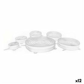 Lot Privilege Couvercle Silicone Transparent (12 Unités) (6 pcs)