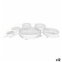 Lot Privilege Couvercle Silicone Transparent (12 Unités) (6 pcs)