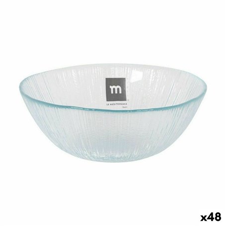 Bol La Mediterránea Transparent ø 13 x 5 cm (48 Unités)