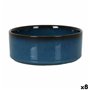 Bol La Mediterránea Chester Bleu 20 x 8 cm (8 Unités)