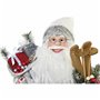 Décorations de Noël DKD Home Decor Père Noël Blanc Rouge Gris PVC Bois 32 x 20 x 64 cm