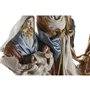 Crèche de Noël DKD Home Decor Bleu Doré Couronne 30 x 5 x 30 cm 50 x 10 x 57 cm